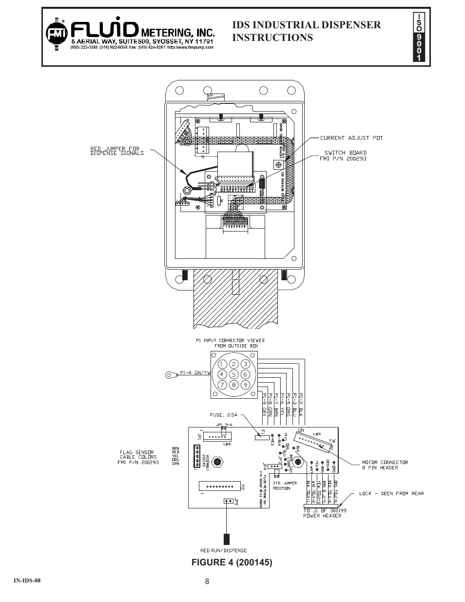 Ids industrial dispenser instructions | FMI IDS User Manual | Page 8 / 14