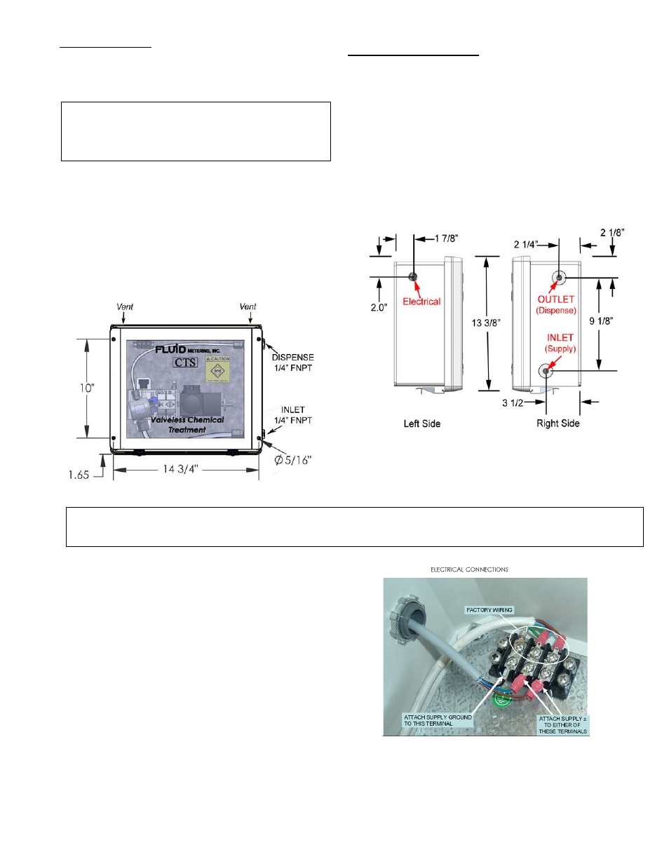 FMI CTS Series User Manual | Page 2 / 9