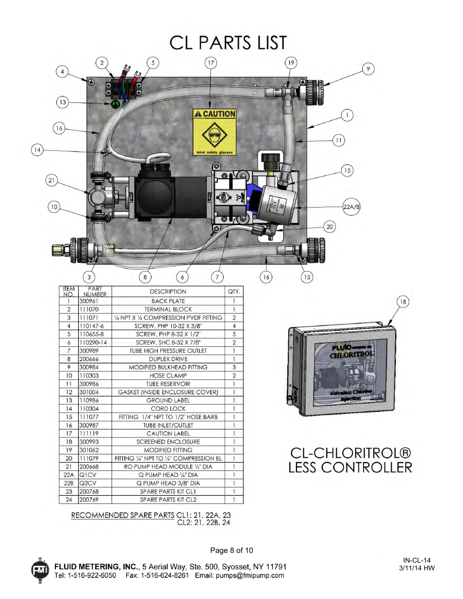 FMI CL1 User Manual | Page 8 / 10