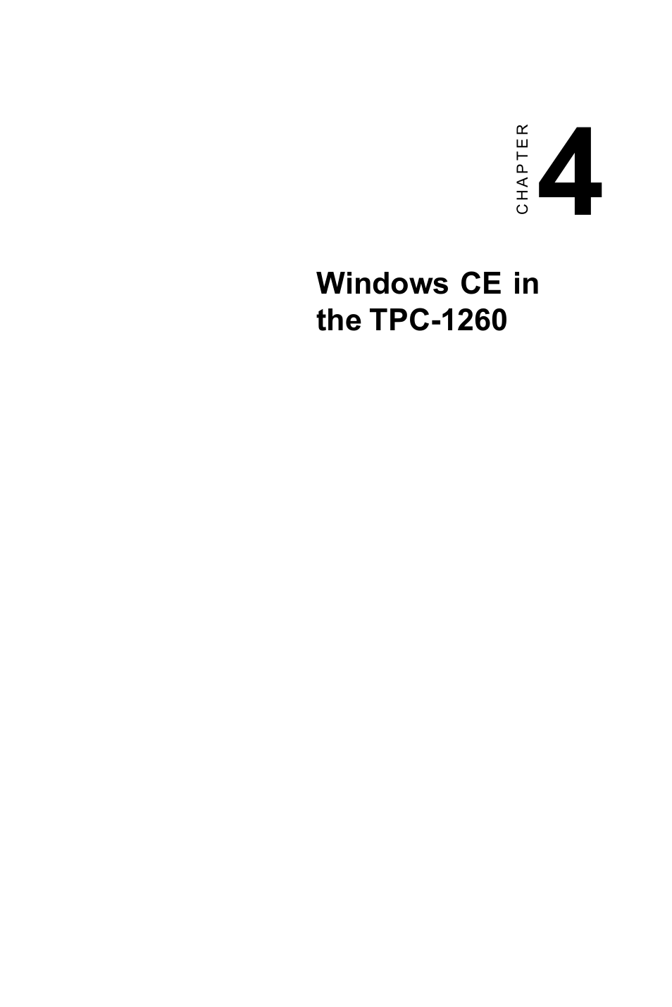 Chapter 4 windows ce in the tpc-1260 | Advantech TPC-1260 User Manual | Page 33 / 74