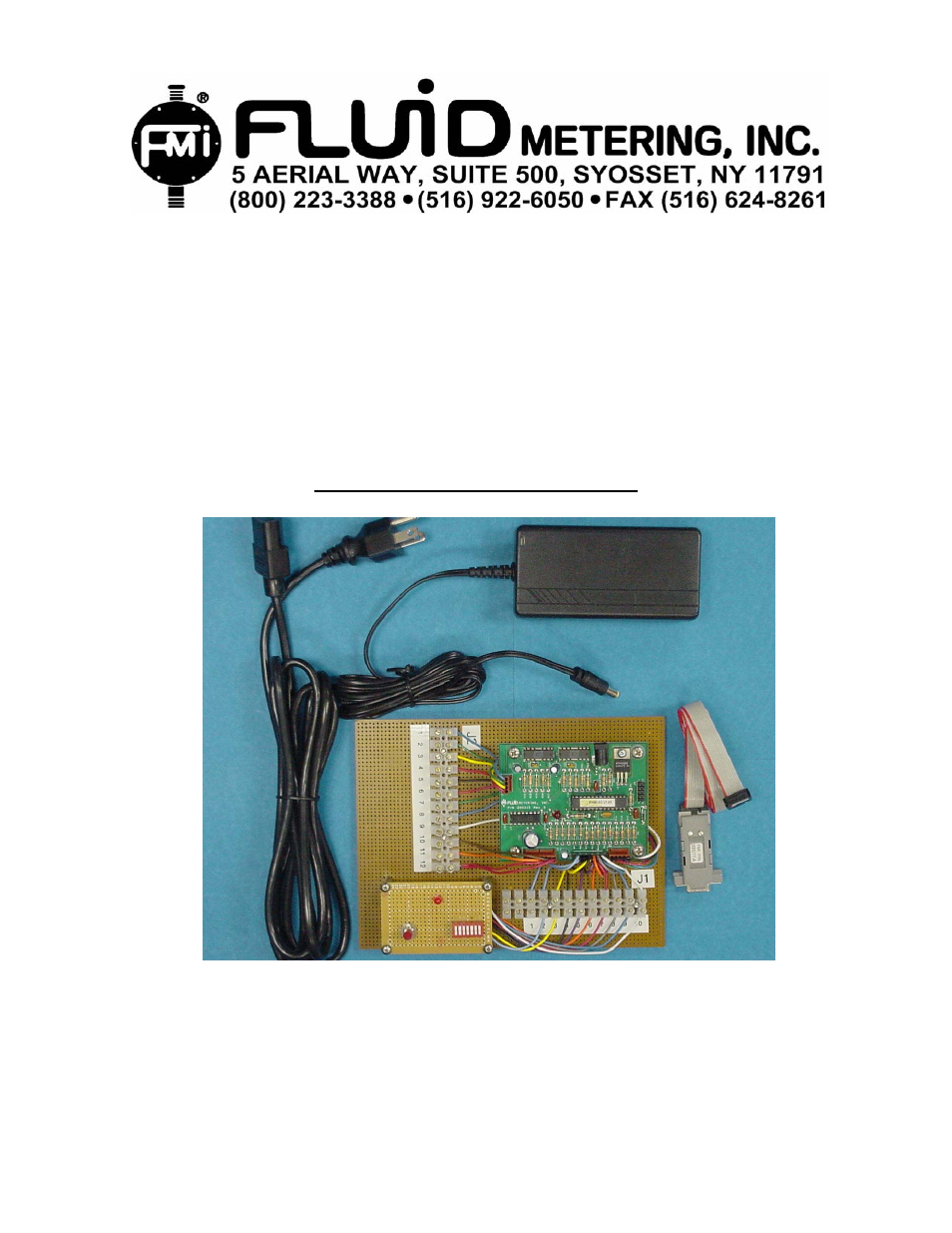 FMI ICST-01 User Manual | 14 pages