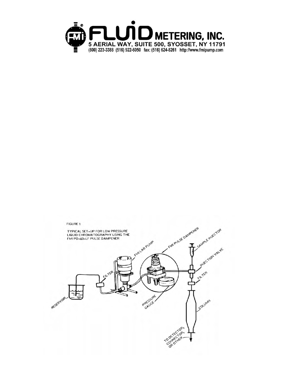 FMI PD-60-LF User Manual | 2 pages