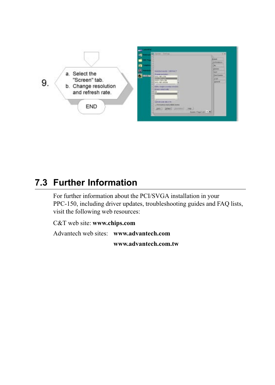 3 further information | Advantech PENTIUM PPC-150 User Manual | Page 104 / 192