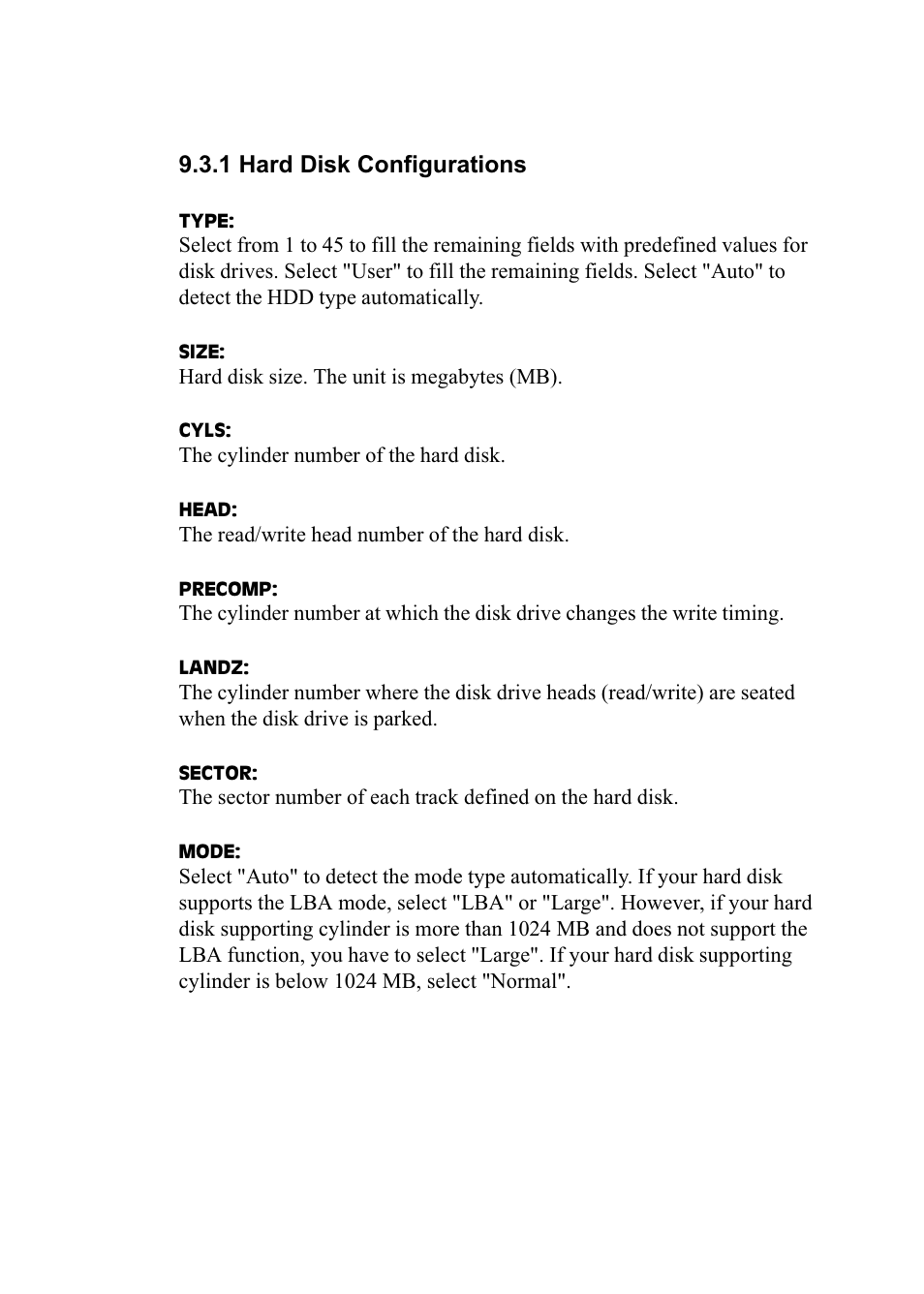 1 hard disk configurations | Advantech PENTIUM PPC-150 User Manual | Page 118 / 192
