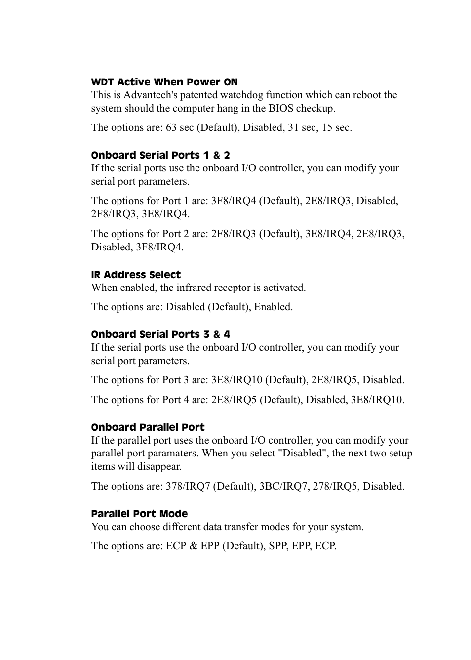 Advantech PENTIUM PPC-150 User Manual | Page 132 / 192