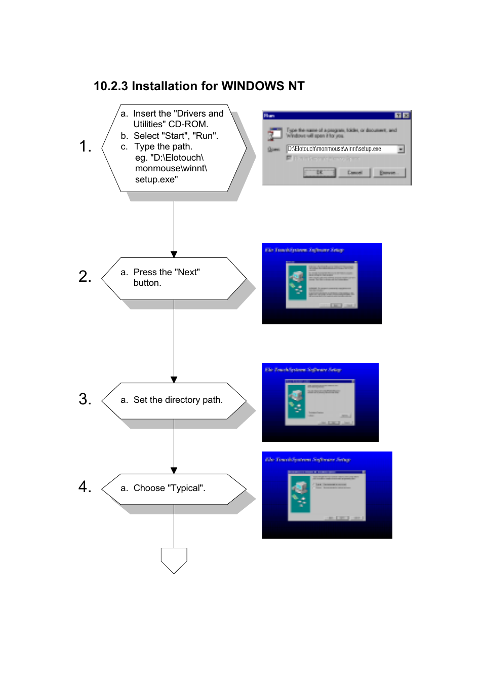 3 installation for windows nt | Advantech PENTIUM PPC-150 User Manual | Page 146 / 192