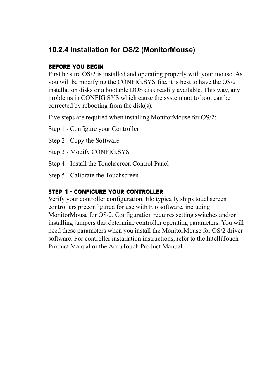 4 installation for os/2 (monitor/mouse) | Advantech PENTIUM PPC-150 User Manual | Page 149 / 192