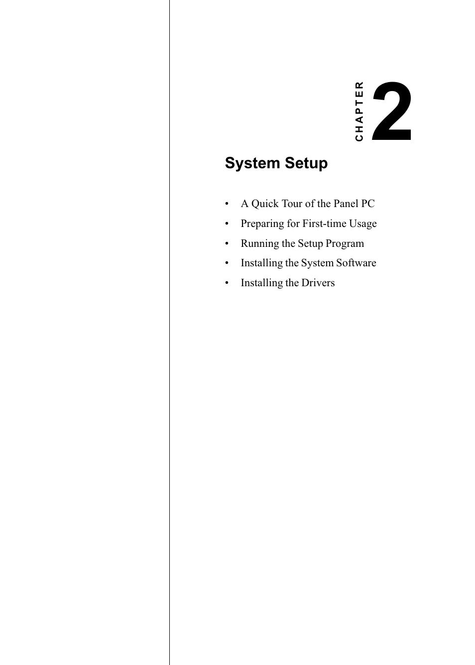 Chapter 2 system setup | Advantech PENTIUM PPC-150 User Manual | Page 27 / 192