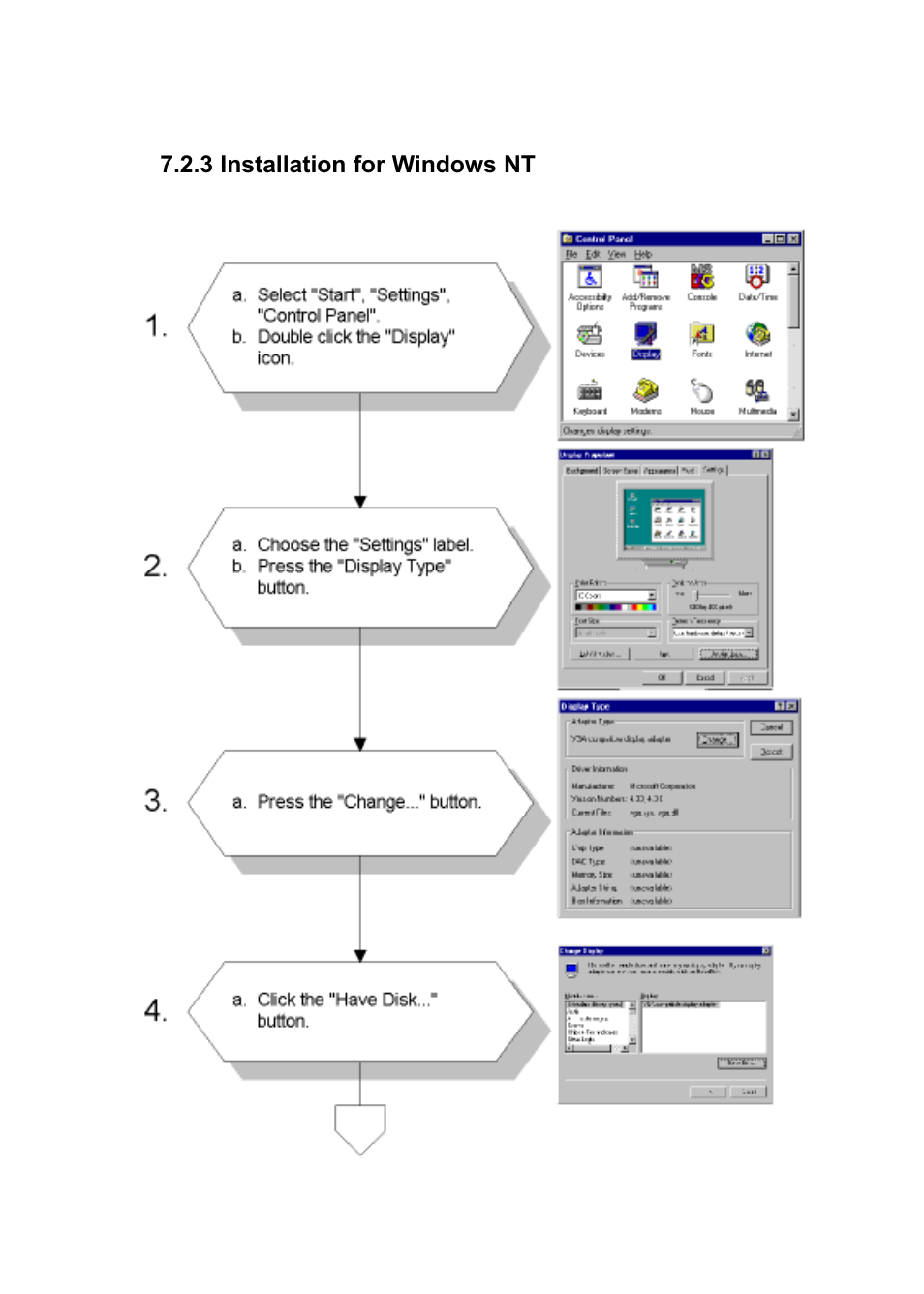 3 installation for windows nt | Advantech PENTIUM PPC-150 User Manual | Page 99 / 192