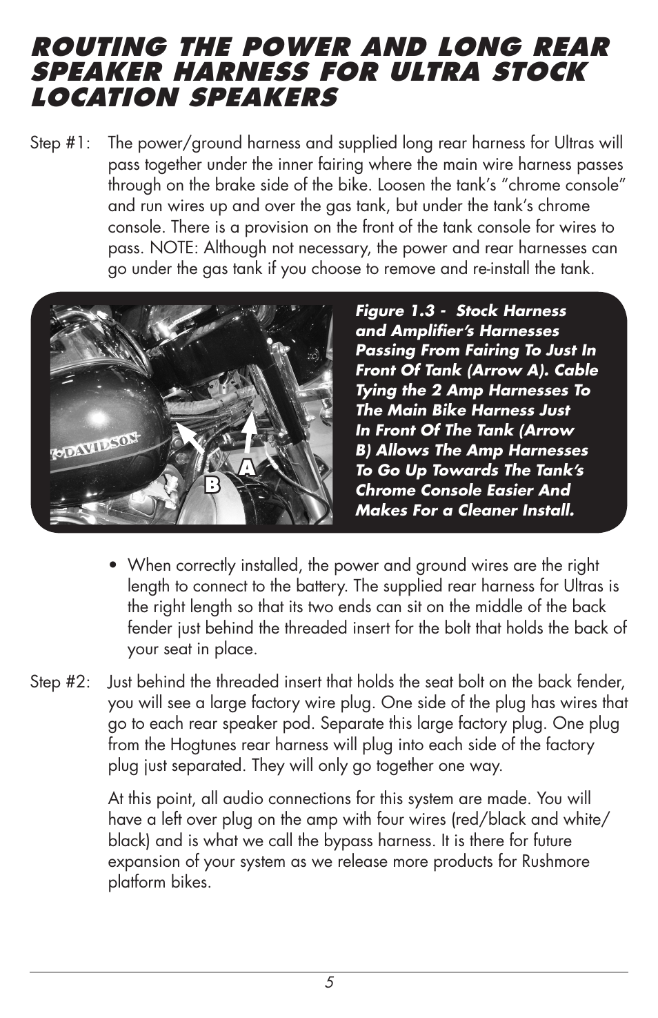 Hogtunes NCA 450-RM : 4 Channel Amplifier / 4x50 watts (2014 - model year) User Manual | Page 7 / 12