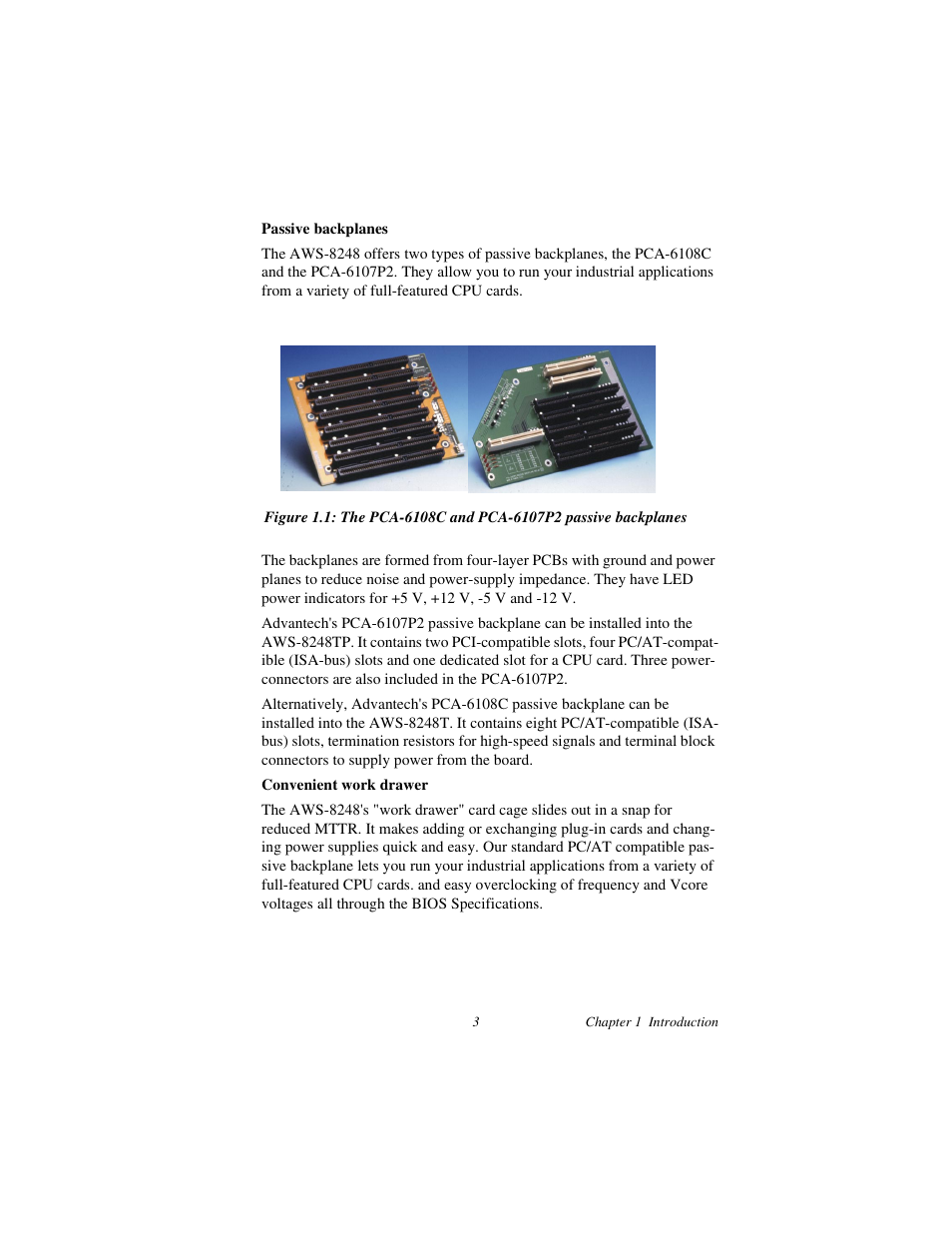 Planes | Advantech AWS-8248 User Manual | Page 11 / 66