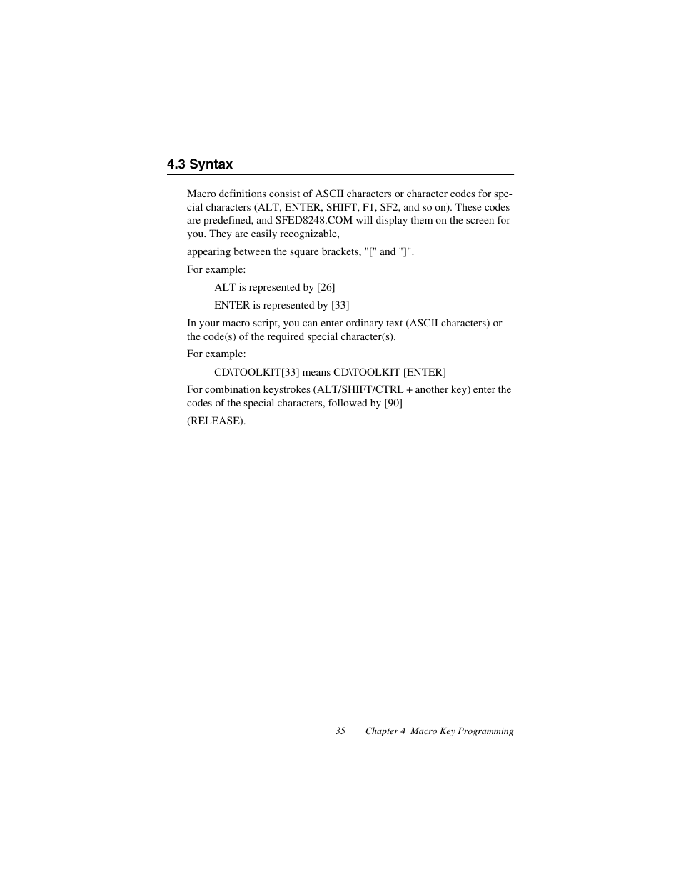 3 syntax, Syntax | Advantech AWS-8248 User Manual | Page 43 / 66
