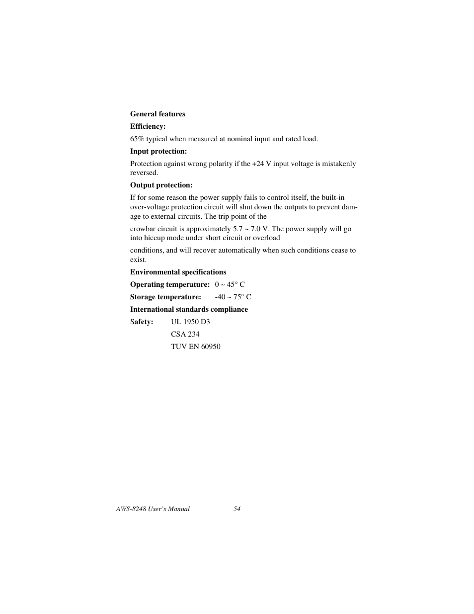 Advantech AWS-8248 User Manual | Page 62 / 66