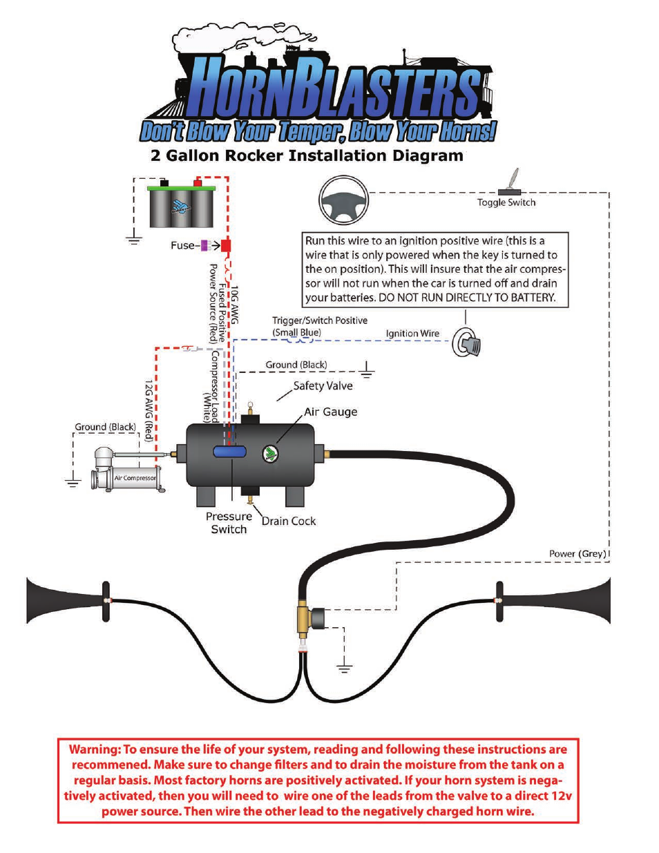 Rocker_240_color_diagram | HornBlasters Rocker VX-Series User Manual | Page 8 / 9