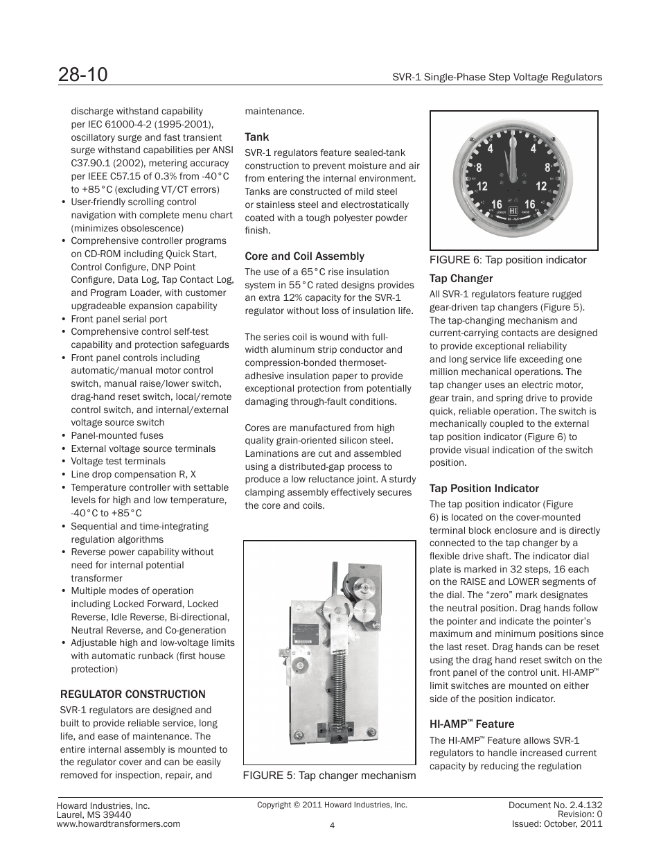 Howard Voltage Regulators User Manual | Page 4 / 8