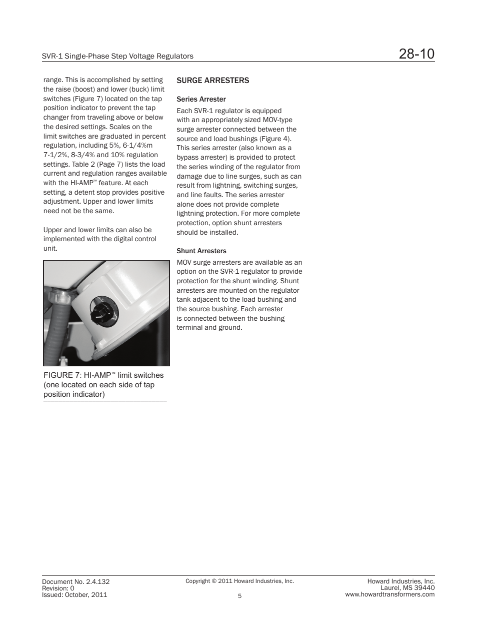 Howard Voltage Regulators User Manual | Page 5 / 8