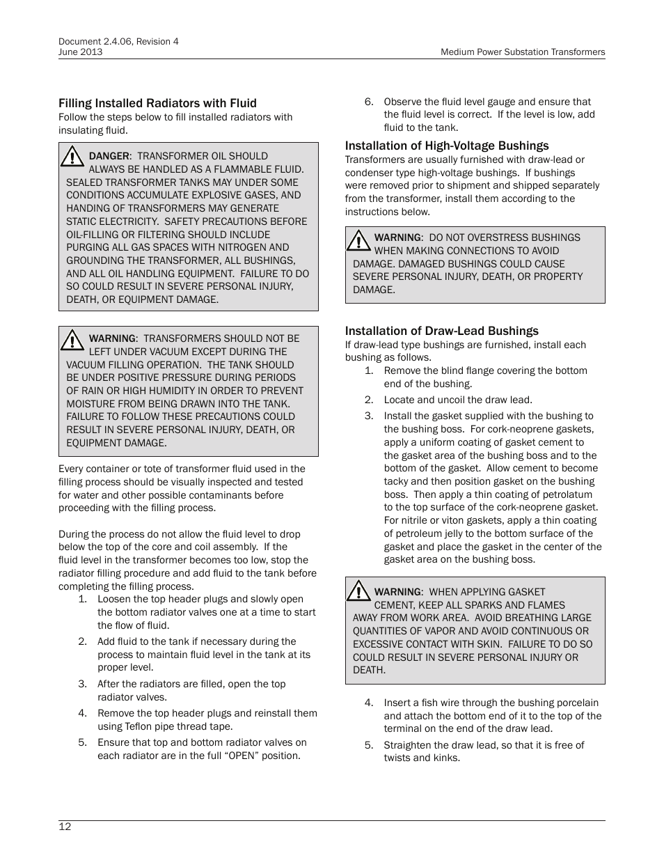 Howard Medium Power Substation User Manual | Page 12 / 24
