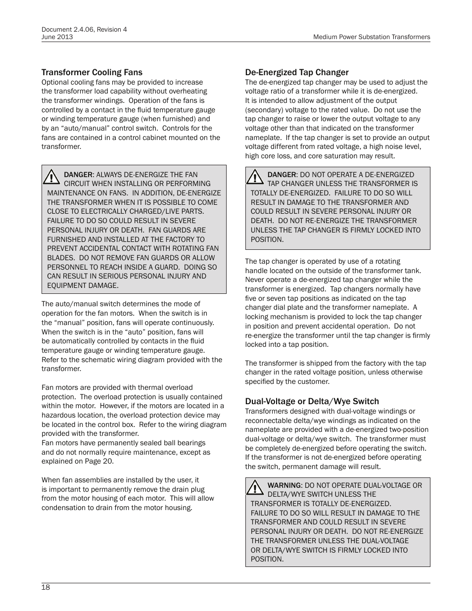 Howard Medium Power Substation User Manual | Page 18 / 24