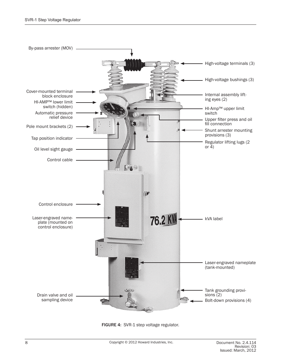 Howard SVR1 Regulator User Manual | Page 8 / 18