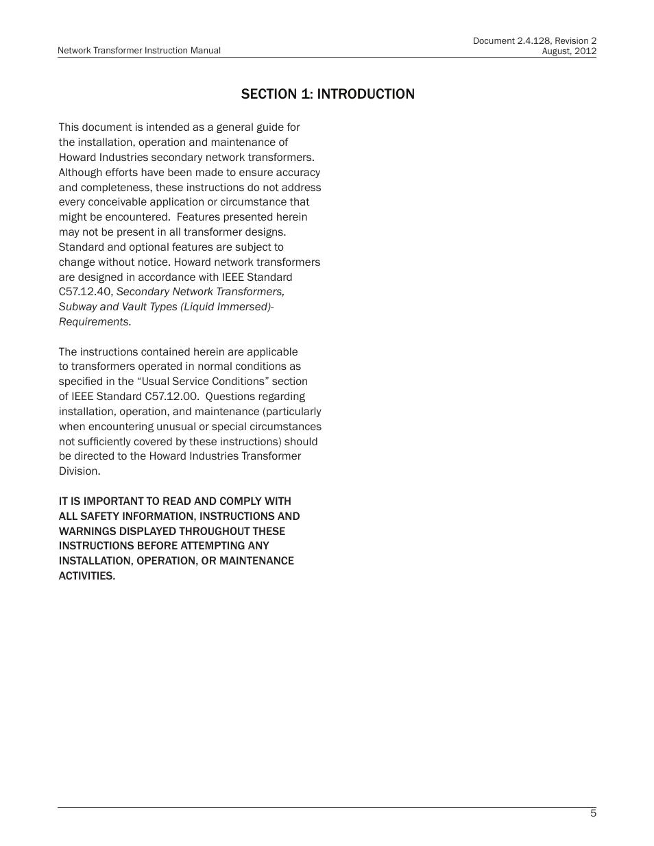 Howard HI-110 Network Transformer User Manual | Page 5 / 28