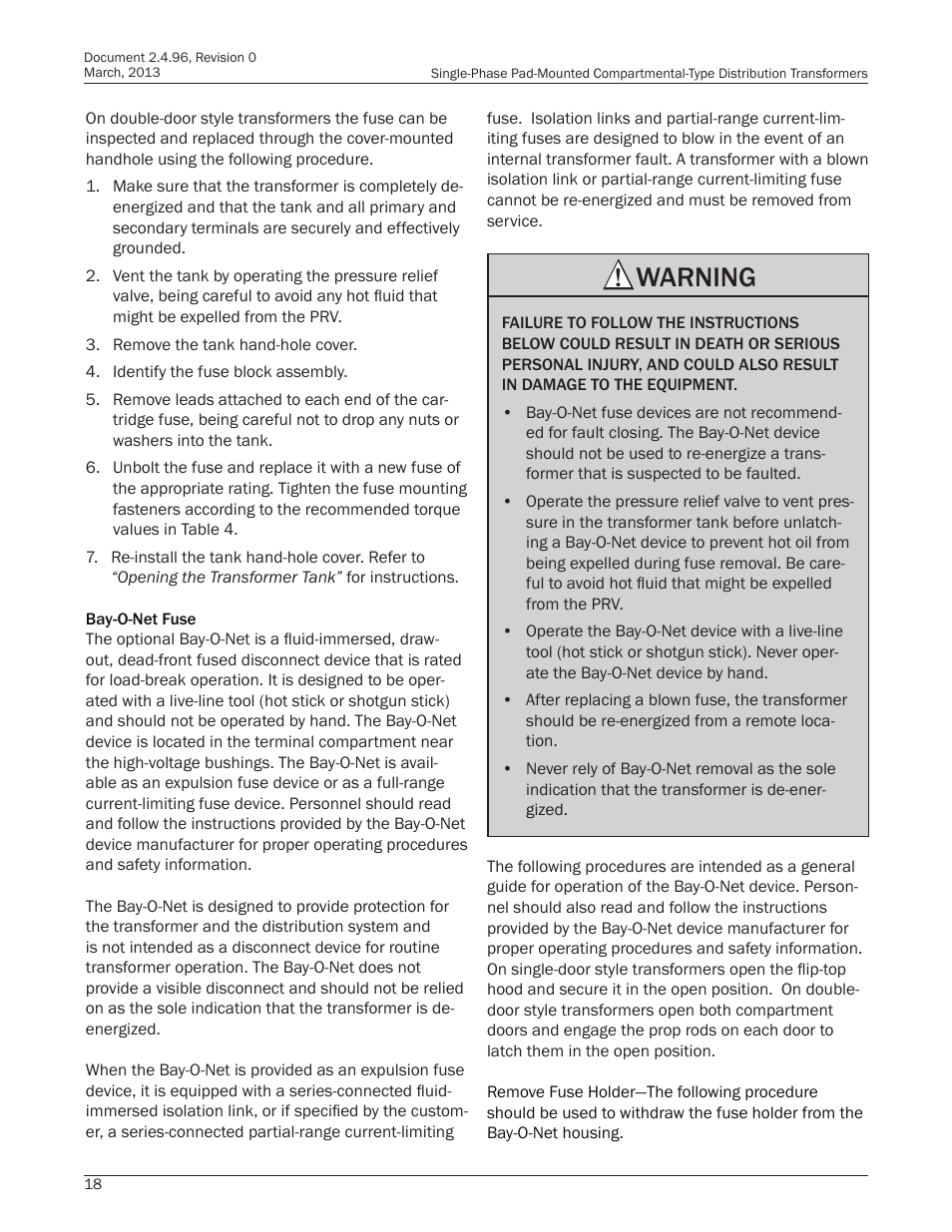Warning | Howard HI-104 Single-Phase Pad Transformer User Manual | Page 18 / 36