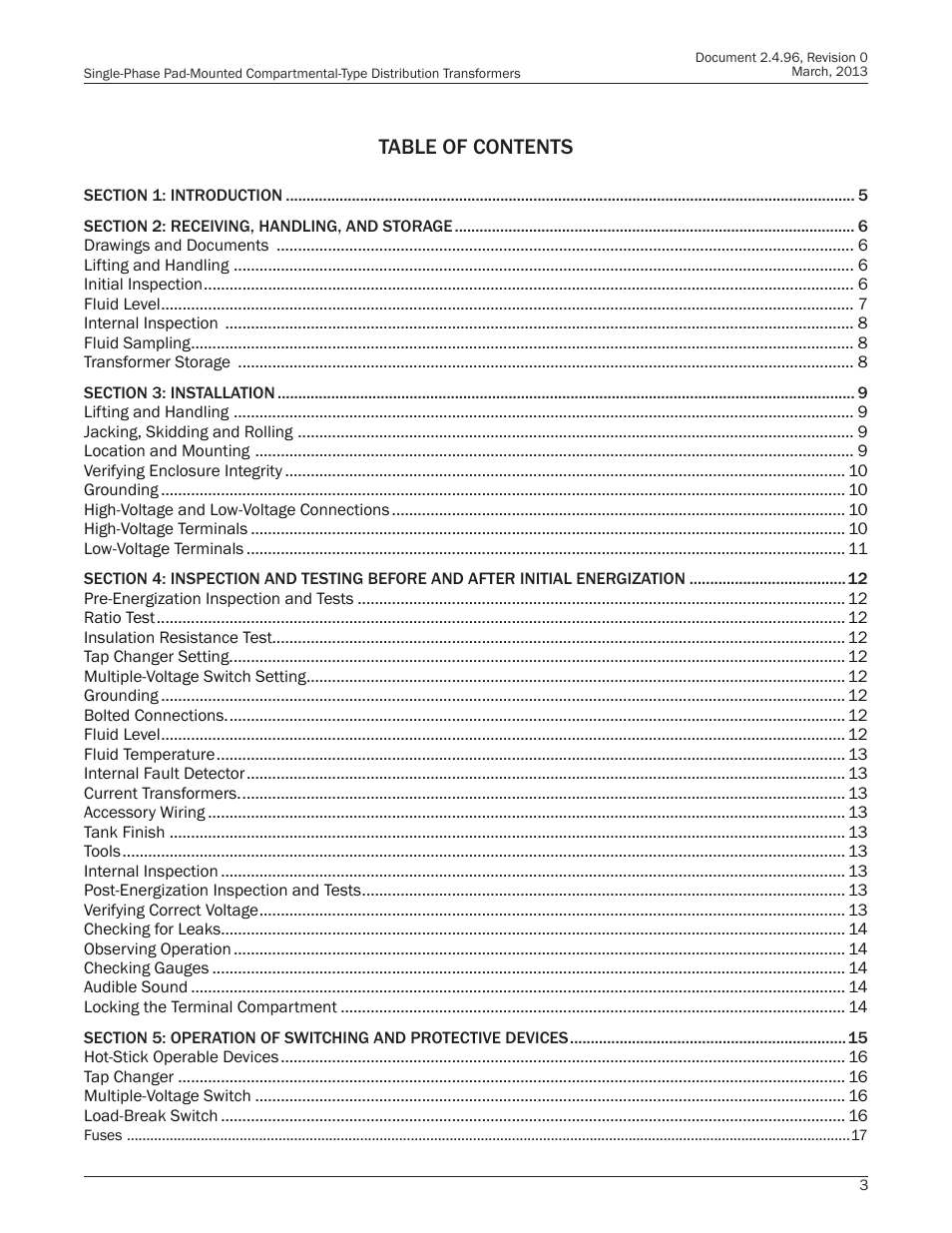 Howard HI-104 Single-Phase Pad Transformer User Manual | Page 3 / 36