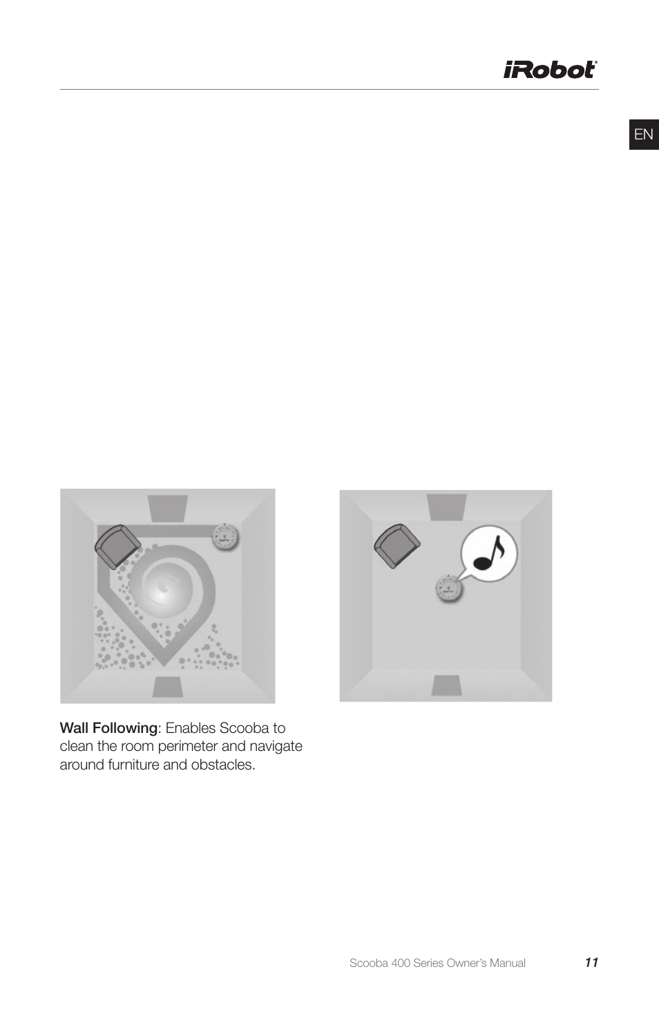 iRobot Scooba 400 Series User Manual | Page 11 / 32