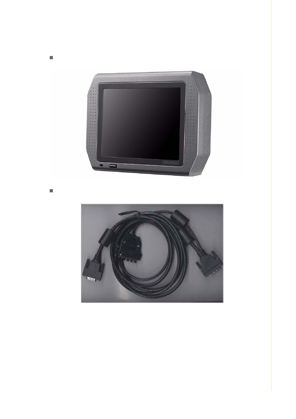Packing list | Advantech TREK-305R User Manual | Page 3 / 24
