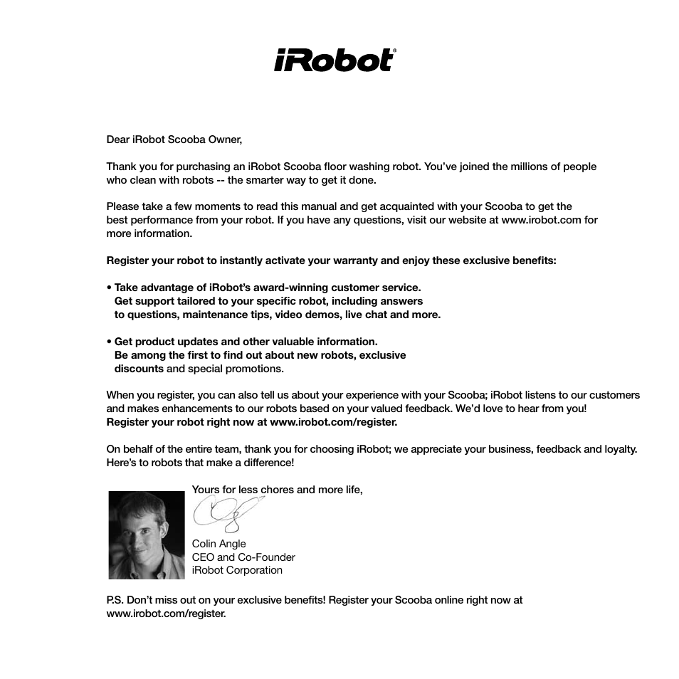 iRobot Scooba 200 Series User Manual | Page 2 / 17