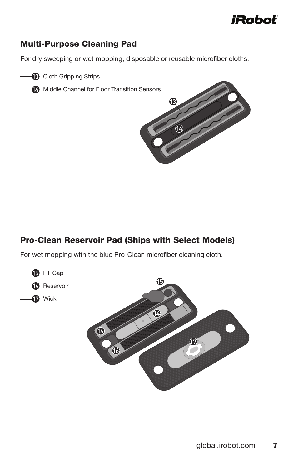 iRobot Braava 300 Series User Manual | Page 7 / 28