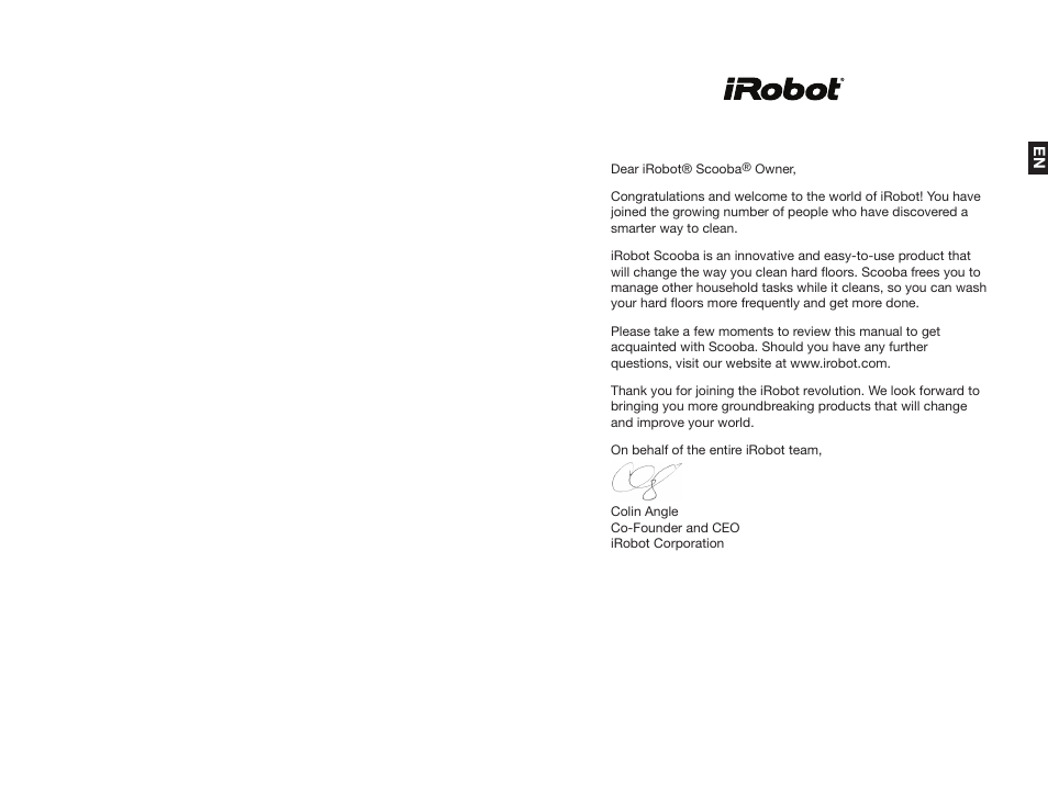 iRobot Scooba 390 Series User Manual | Page 2 / 28