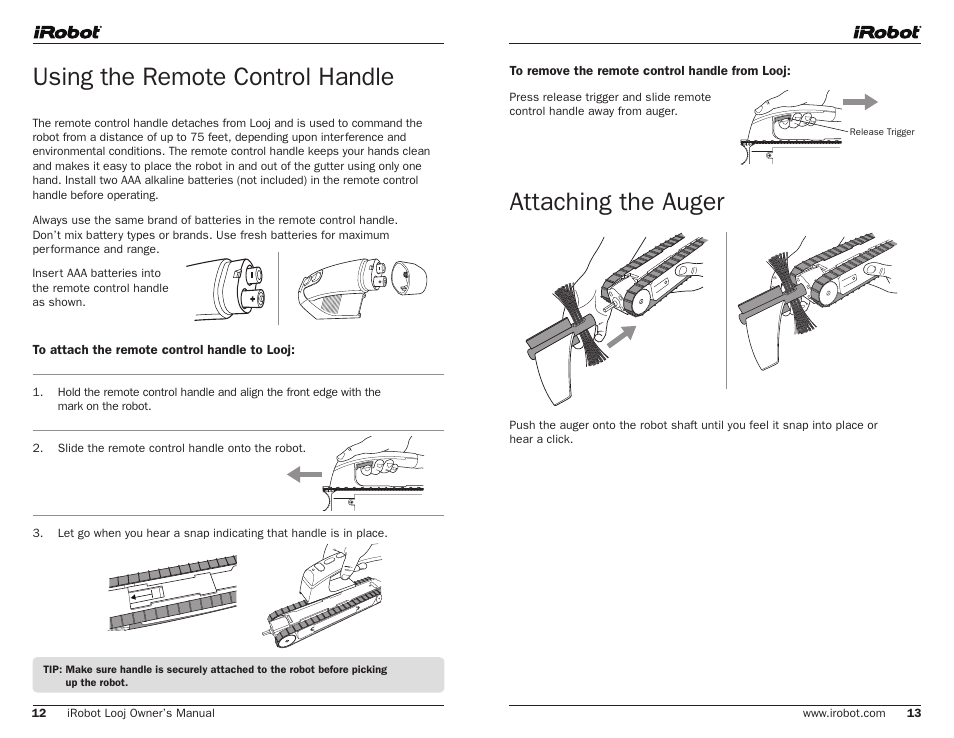 iRobot Looj User Manual | Page 7 / 13