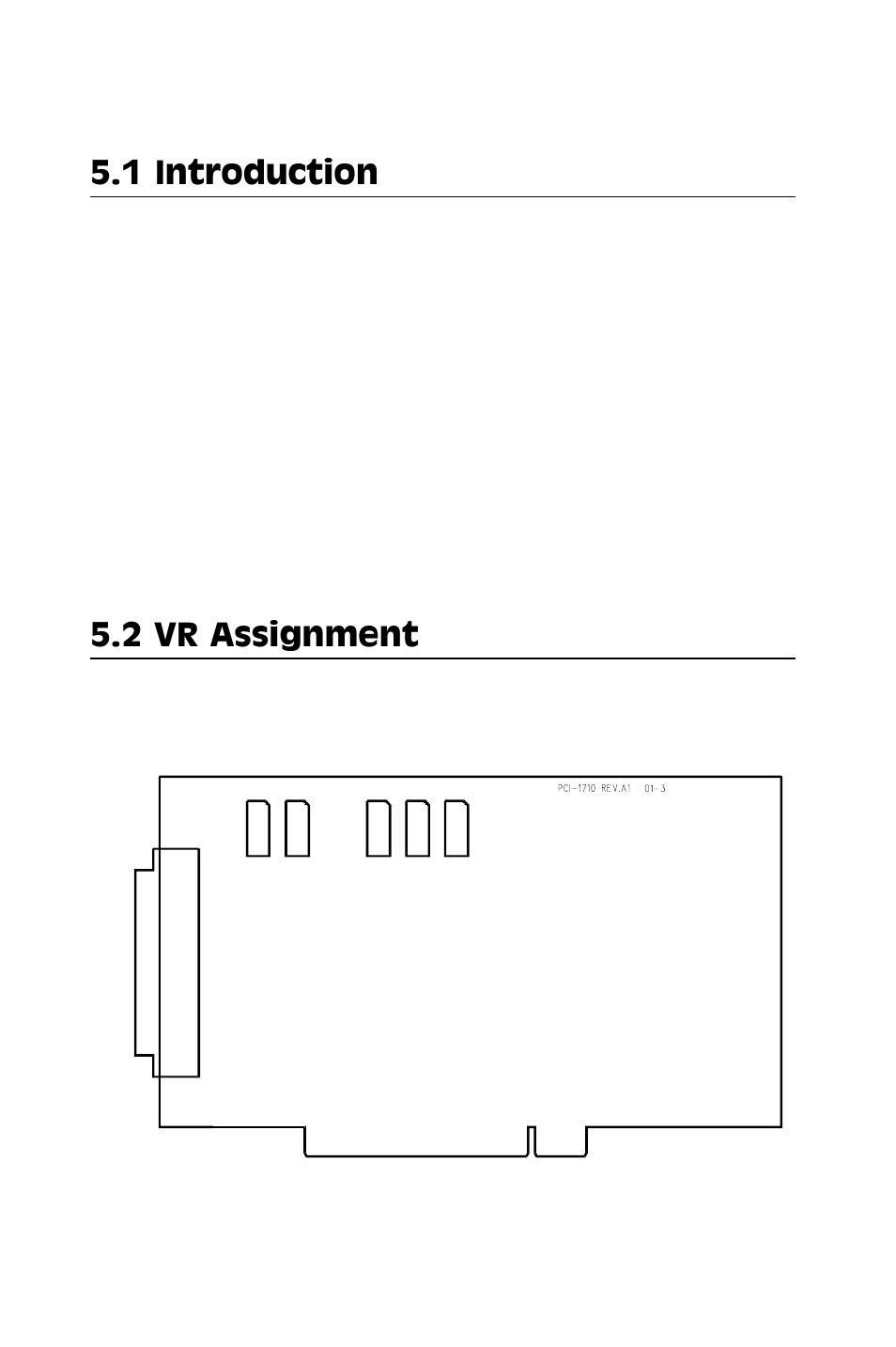1 introduction, 2 vr assignment | Advantech PCI-1710 User Manual | Page 50 / 64