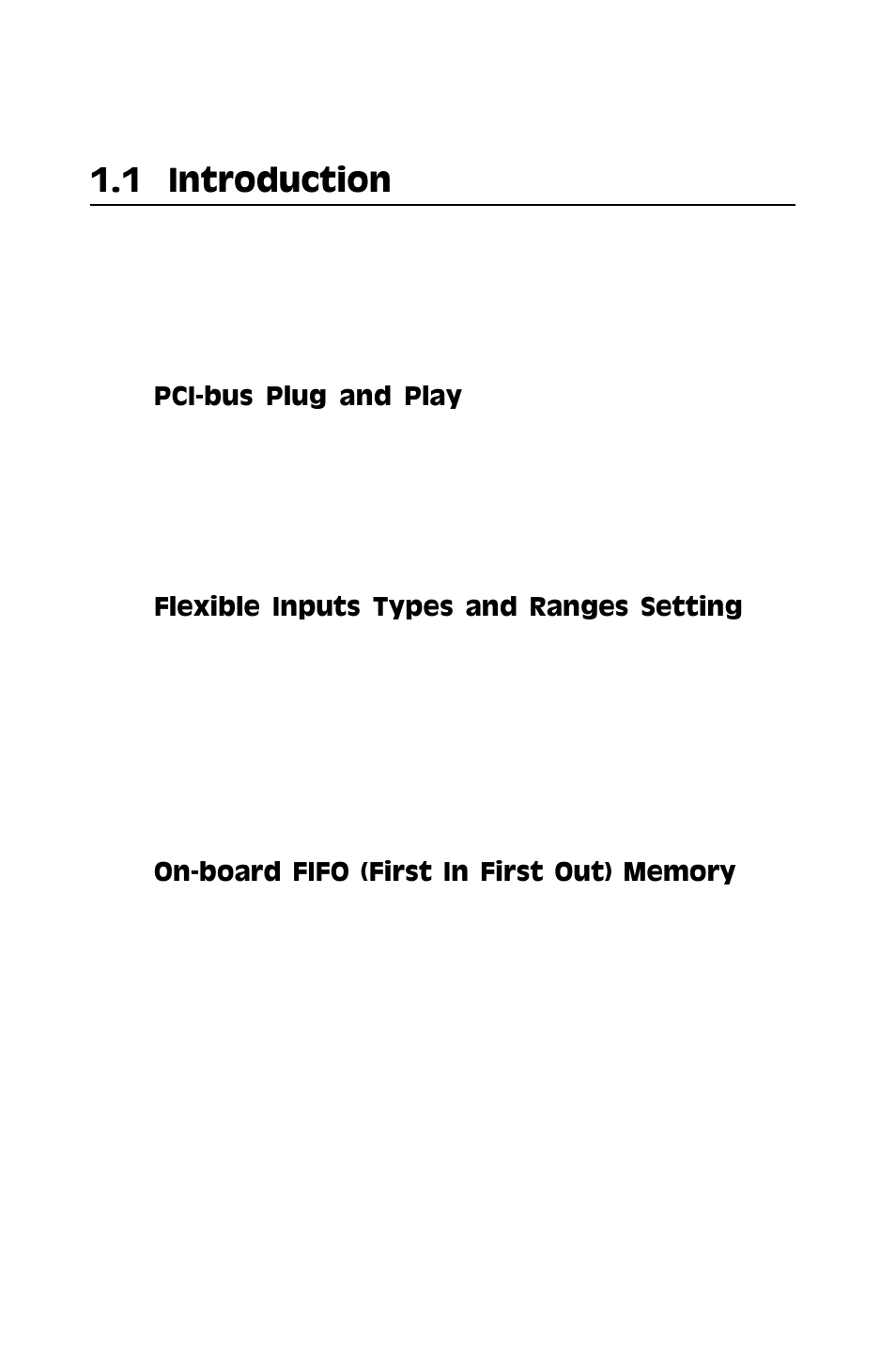 1 introduction | Advantech PCI-1710 User Manual | Page 6 / 64