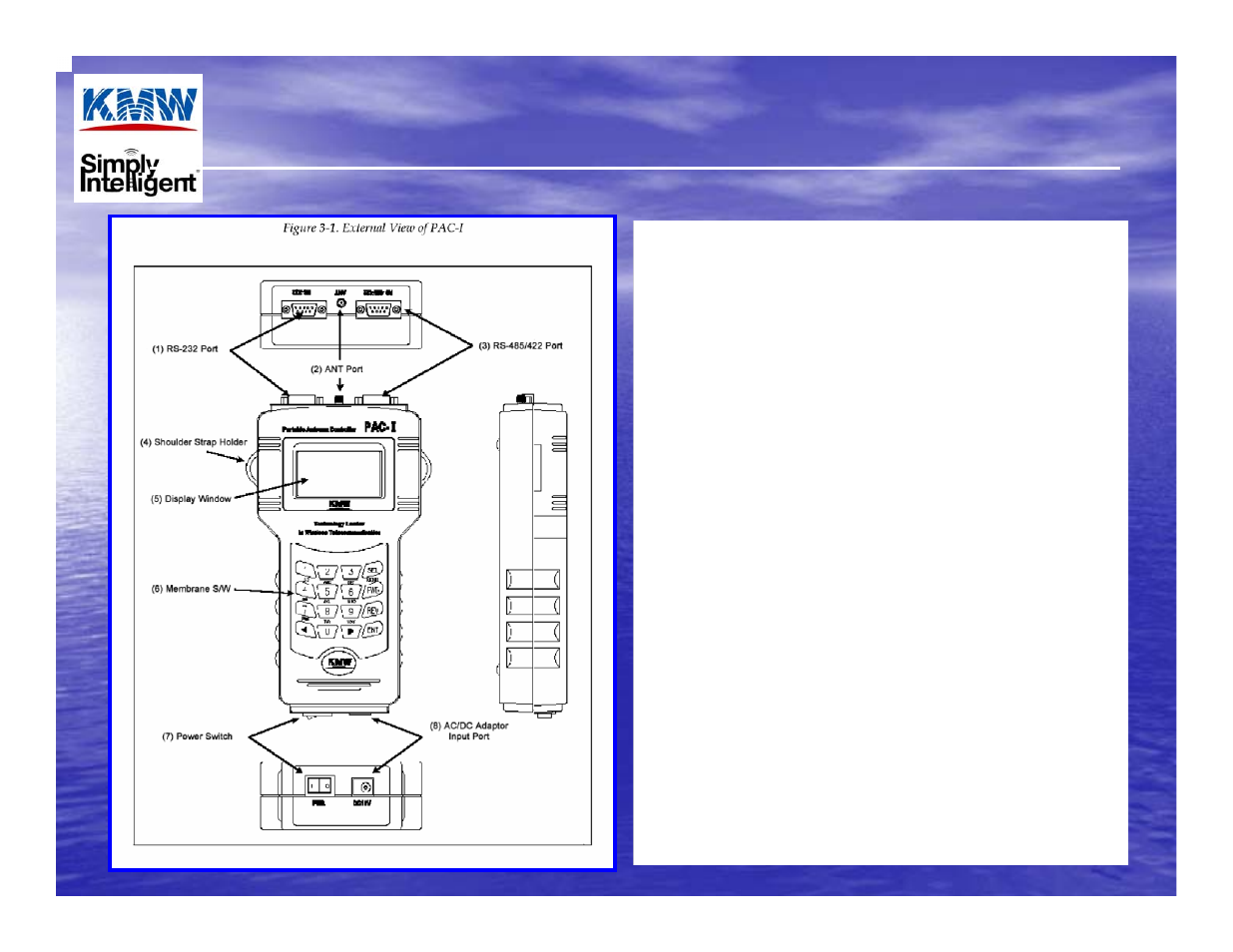 Pac description | KMW Communications KMW PAC-AICM User Manual | Page 8 / 8