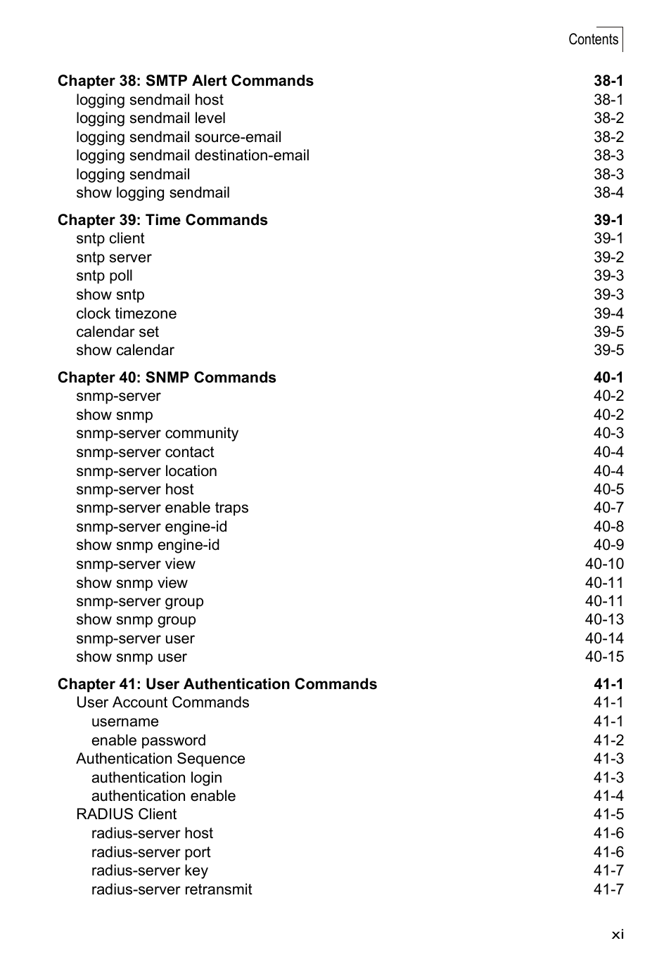 Accton Technology ES4524D User Manual | Page 11 / 588