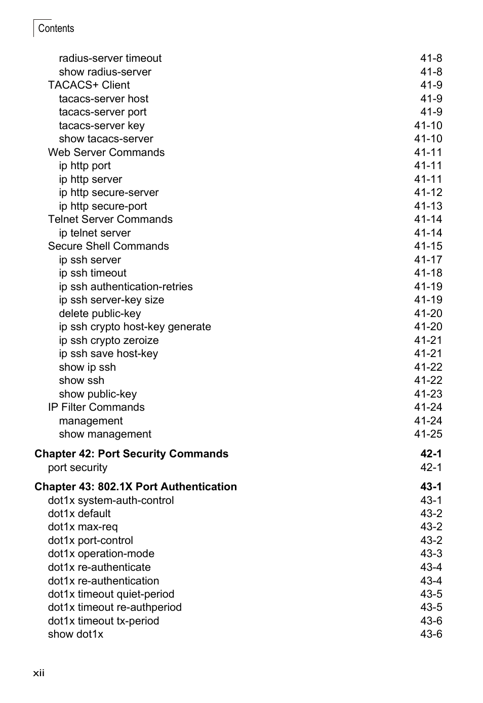Accton Technology ES4524D User Manual | Page 12 / 588