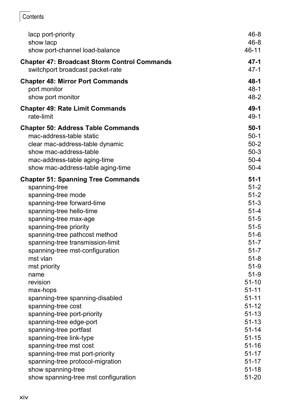 Accton Technology ES4524D User Manual | Page 14 / 588