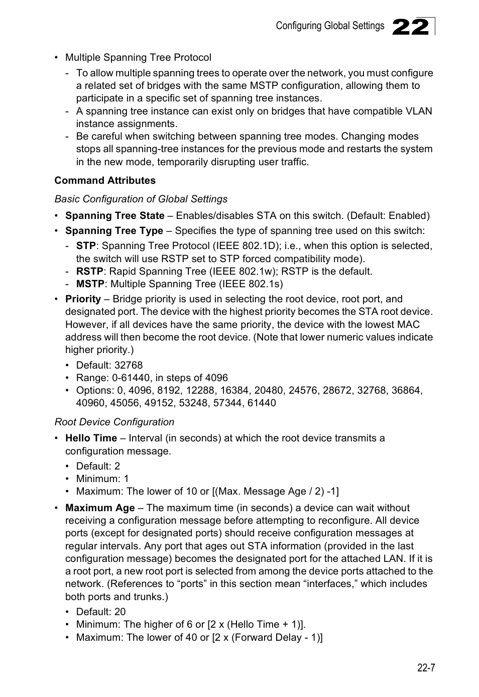 Accton Technology ES4524D User Manual | Page 195 / 588