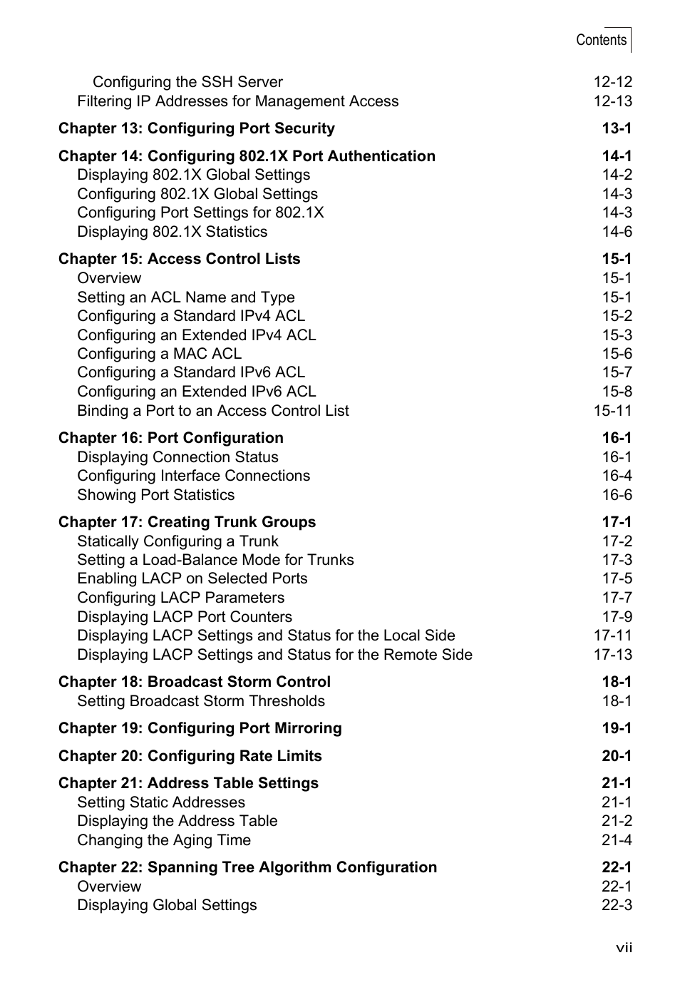Accton Technology ES4524D User Manual | Page 7 / 588