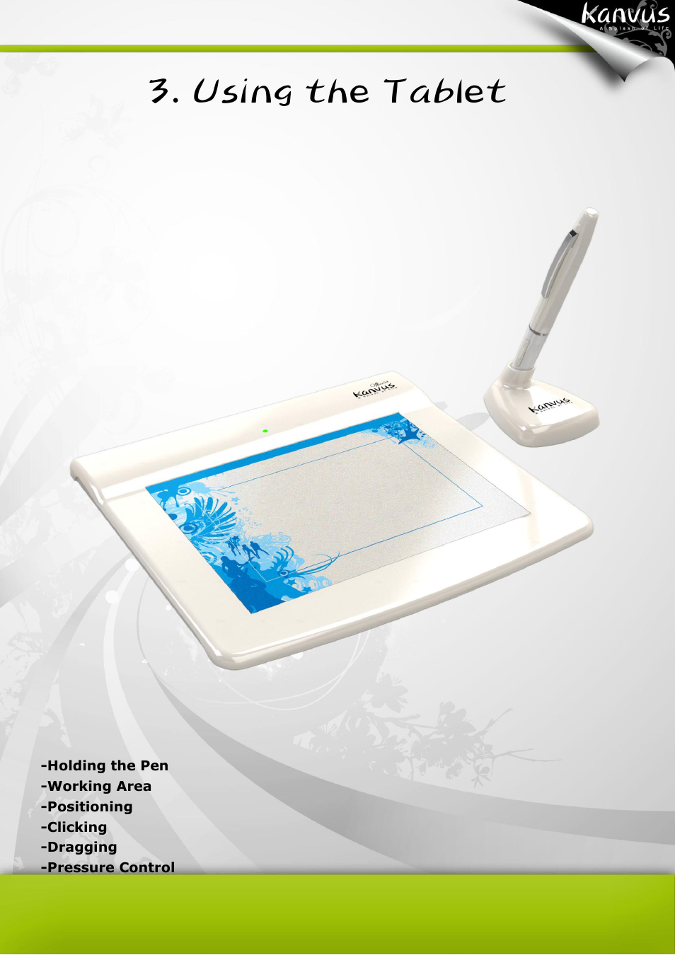 Using the tablet | KWorld Kanvus Office 54 User Manual | Page 39 / 67