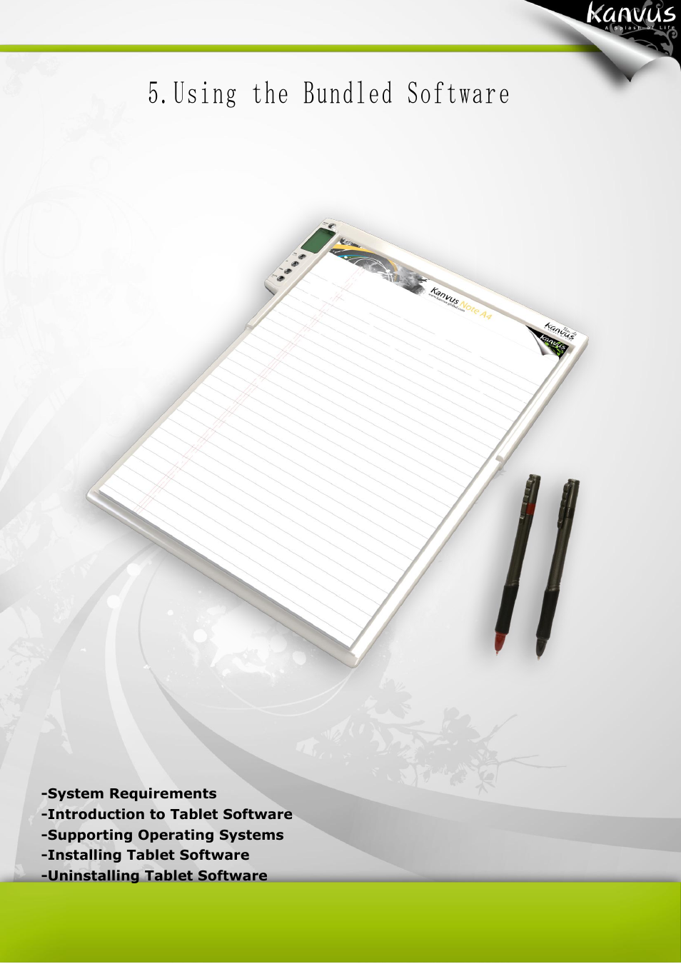 Using the bundled software | KWorld Kanvus Note A5 User Manual | Page 61 / 167