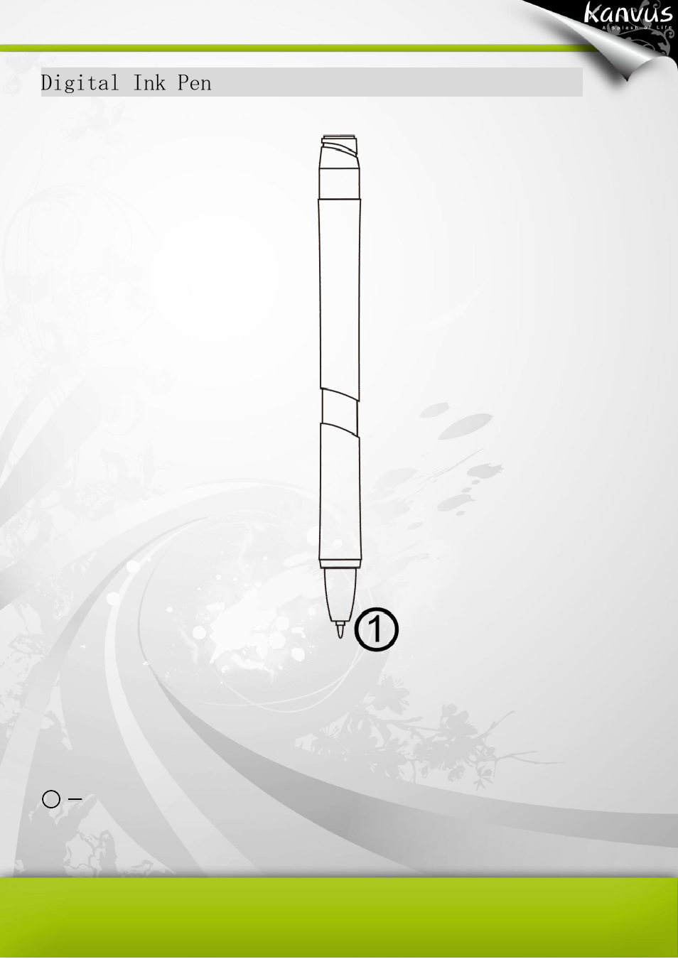 Digital ink pen, Descriptions | KWorld Kanvus Note A5 User Manual | Page 93 / 167