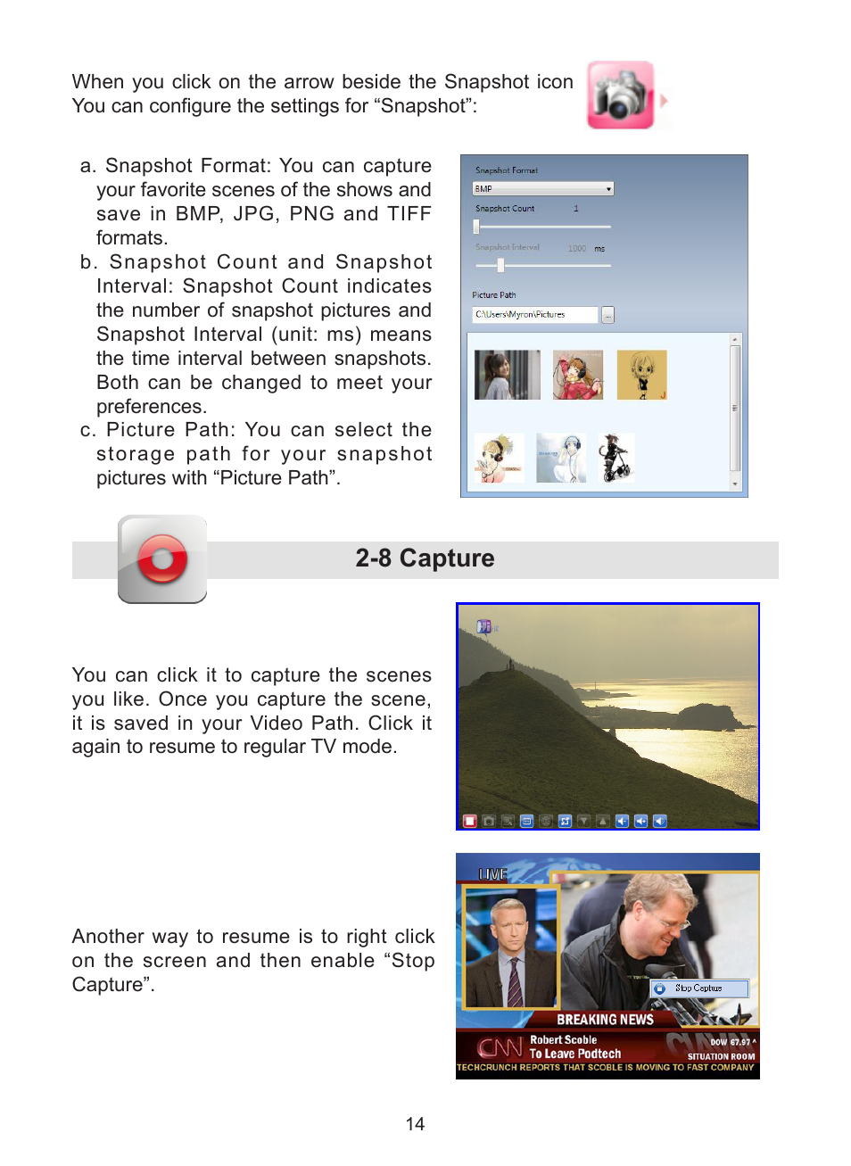 8 capture | KWorld UB383-T User Manual | Page 14 / 49