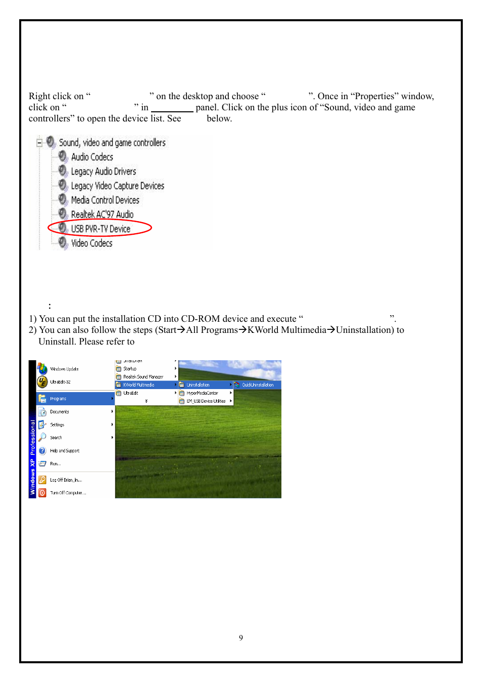 Chapter 4 : faq | KWorld KW-IPTV UB110 Installation Manual User Manual | Page 9 / 9
