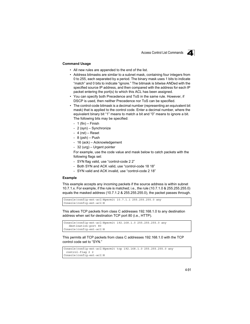 Accton Technology ES4512C User Manual | Page 281 / 426