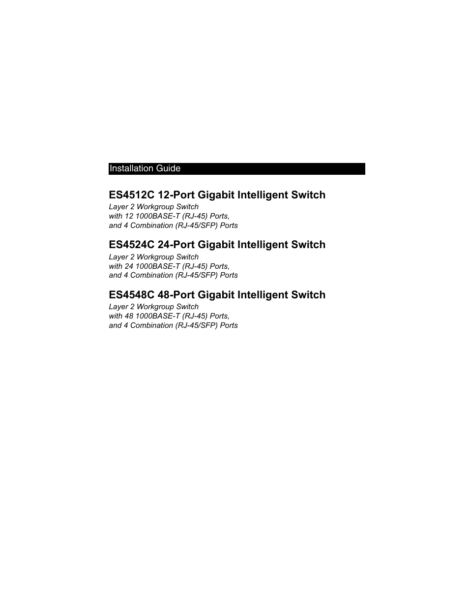 Accton Technology ES4512C User Manual | Page 3 / 426