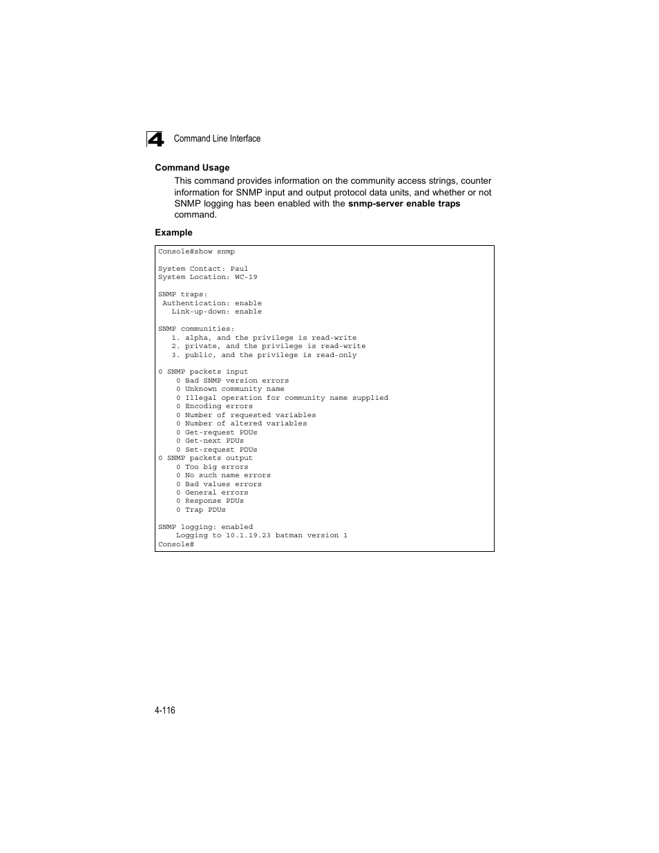 Accton Technology ES4512C User Manual | Page 306 / 426