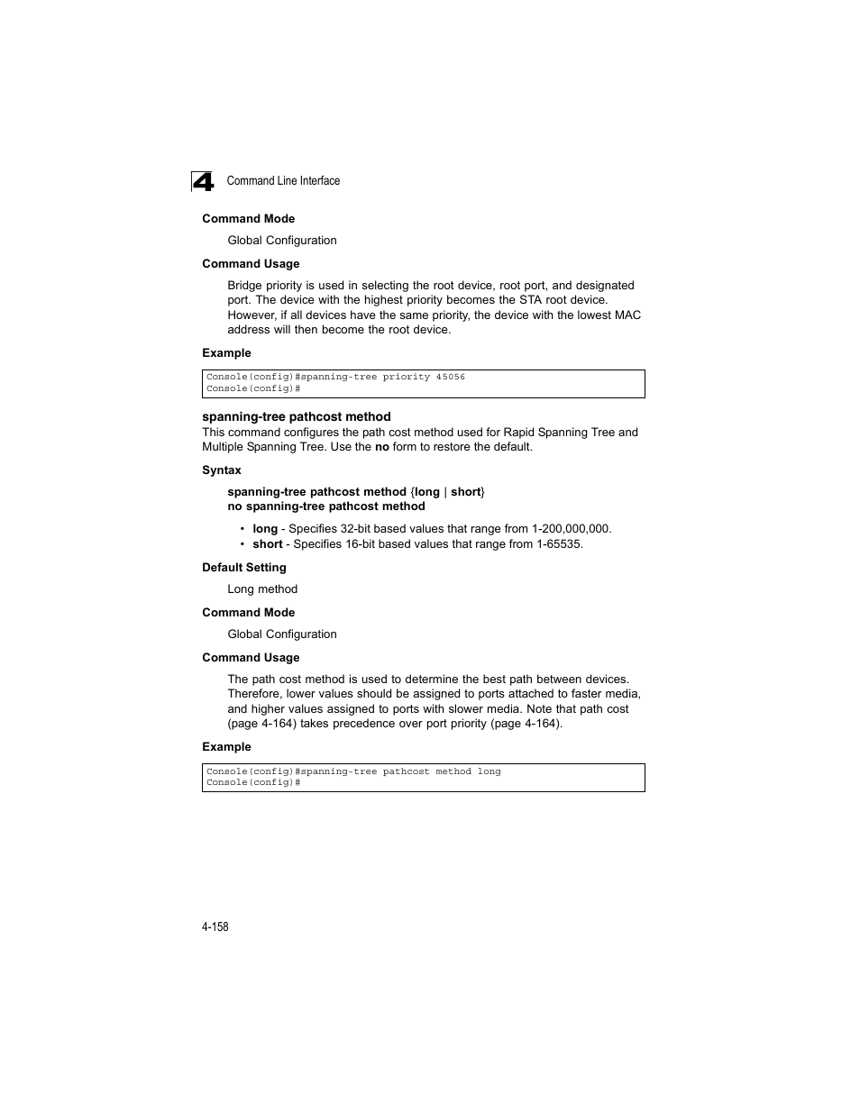 Spanning-tree pathcost method | Accton Technology ES4512C User Manual | Page 348 / 426