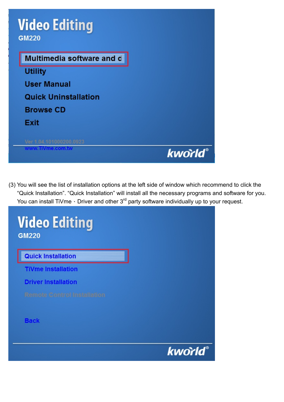 KWorld GM220 User Manual | Page 7 / 34